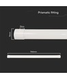 120cm 40W Prismatic LED armatuur - 120lm/W, 3-in-1 CCT, IP20 binnen