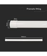 150cm 50W CCT LED armatuur - 120lm/W, 6000lm, IP20, 3-in-1 kleurwissel, binnen