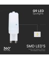 2,2W G9 - Kunststof Spotlight, Samsung Chip, 6500K