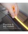 5m 12,5W/m COB-LED strip - IP65 waterdicht, 286 LED per meter, 6500K, 8mm breedte