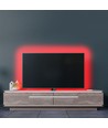 121 LED Striplicht 10,5W/m - Rood, 10m/rol, 220V, IP65