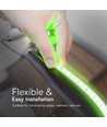10m 10,5W/m LED strip - IP65, 120 LED per meter, 1100lm/m, 230V plug-and-play