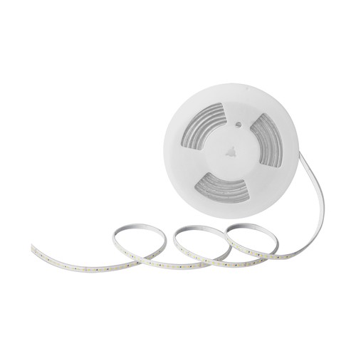 10m 10,5W/m LED strip, warm wit - IP65, 120 LED per meter, 230V plug-and-play