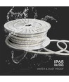 50m 10,5W/m rode LED strip - IP65, 120 LED per meter, 2835 SMD chips, 50 meter rol