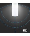 E14 7,5W LED lamp - T37, Samsung LED chip, warm wit