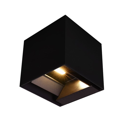 9W Solara zwarte LED wandlamp met sensor - Zonne-energie, IP65, 3-in-1 CCT, 800lm, PIR sensor