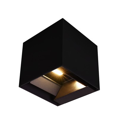 9W Solara zwarte LED wandlamp met sensor - Zonne-energie, IP65, 3-in-1 CCT, 800lm, PIR sensor