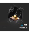 9W Solara zwarte LED wandlamp met sensor - Zonne-energie, IP65, 3-in-1 CCT, 800lm, PIR sensor