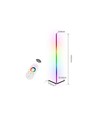 20 Watt hoeklamp met RGB-licht - Zwart, 140 cm hoog, te bedienen met meegeleverde afstandsbediening