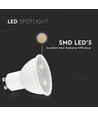 GU10 7,5W - Plastic Spotlamp, 4000K, 110D