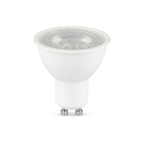 GU10 7,5W LED lamp - 610lm, 38°, wit mat glas, warm wit