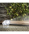 12W LED prikspot - IP65, Groen licht, witte behuizing, aluminium
