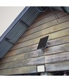 80W Solcelle LED breedstraler met afstandsbediening - 800lm, IP65, 4000K, zwart, incl. 10W zonnepaneel en batterij