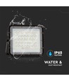 80W Solcelle LED breedstraler met afstandsbediening - 800lm, IP65, 4000K, zwart, incl. 10W zonnepaneel en batterij