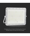 VT LED Solar Schijnwerper 180W - 6400K, 16000 mAh Batterij, 3m Kabel, Slimme IR Afstandsbediening, Snelladen, Wit