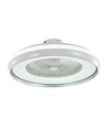 45W ventilator met plafondlamp RF-besturing CCT: 3-in-1 - AC-motor, grijze ring