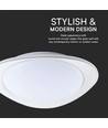 40W LED designer plafondlamp met afstandsbediening - 4000lm, dimbaar, CCT, phantom cover, Ø50cm