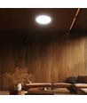 60W LED plafondlamp met houtlook, dimbaar - 6000lm, Ø49cm, CCT, incl. afstandsbediening