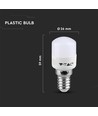 ST26 lamp 2W - kunststof, 3000K