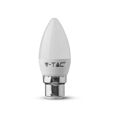 B22 4,5W LED kaarslamp - Samsung LED chip, vervangt 40W, 180°