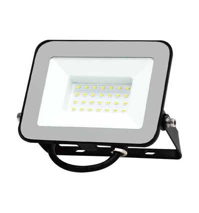 30W LED breedstraler met Samsung LED chip - 80lm/W, IP65, zwart, 4000K, buiten/binnen