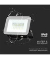 30W LED breedstraler met Samsung LED chip - 80lm/W, IP65, zwart, 4000K, buiten/binnen