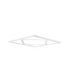 Hexagon Diamant 60x60 LED Paneel, 60W - Hoogte: 15mm, 100lm/W, Witte rand