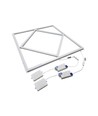 Hexagon Diamant 60x60 LED Paneel, 60W - Hoogte: 15mm, 100lm/W, Witte rand