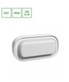 10W Pastilo CCT LED wand/plafondlamp - 120lm/W, IP54, IK10, Ovaal, wit, 3-CCT switchable
