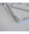 Hexagon Diamant 60x60 LED Paneel, 60W - Hoogte: 15mm, 100lm/W, Witte rand