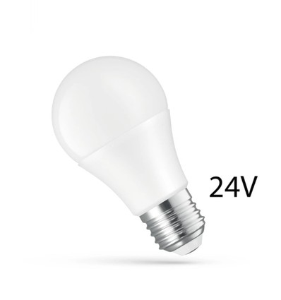 24V, E27 LED-lamp, 10W - AC/DC, Spectrum
