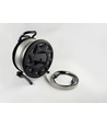 25m 360° werklicht LED-strip op haspel - 230V, IP67, 360 LED/m, 12W/m, 1500 lm/m