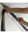 Kabelbinder 20 cm, 100 stuks - Breedte 2,5 mm wit