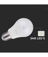 E27 10,5W LED-lampen - A60, Kunststof
