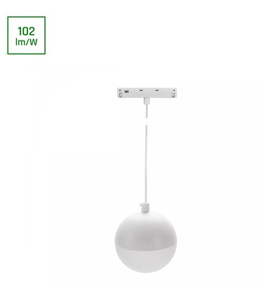 10W SHIFT BASIC GLOBE PENDANT - 48V, hanglamp voor spanningsrail