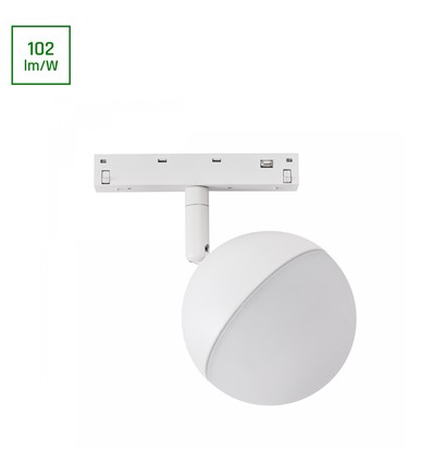10W SYSTEM SHIFT BASIC GLOBE, 48V - Ø9cm, warm wit, DC, 90x150 mm