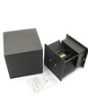 6W CUBIC PRO wandlamp - IP65, zwart, doorlusbaar, verstelbaar, vierkant, op/neer, buiten, incl. lichtbron