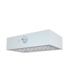 3W zonnecel wandlamp met sensor - IP65, wit, 350lm, PIR sensor, buiten