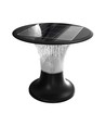 15W Zonnecel tuinlamp, 2200lm - IP65, zwart, Diamond, CCT, RADAR sensor, 3.2V, incl. batterij