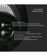 15W Zonnecel tuinlamp, 2200lm - IP65, zwart, Diamond, CCT, RADAR sensor, 3.2V, incl. batterij