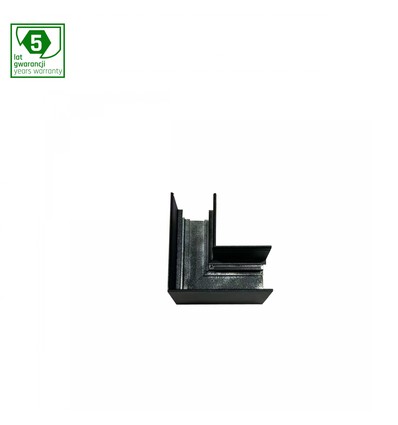 SHIFT - Horizontale Slanke Verbinding "L" Zwart