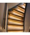 2x5m 12W Trap LED COB strip set - 24V DC, IP20, met sensor