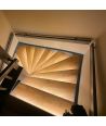 Trap LED COB strip set 11W per trede - 24V DC, IP20, Tot 16 treden, met sensor