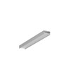 1m aluminium profiel BEGTON12 J/S - Geanodiseerd, opbouw, LED profiel
