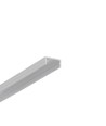 1m aluminiumprofiel BEGTON12 J/S - Onbewerkt aluminium, opbouw, LED-profiel