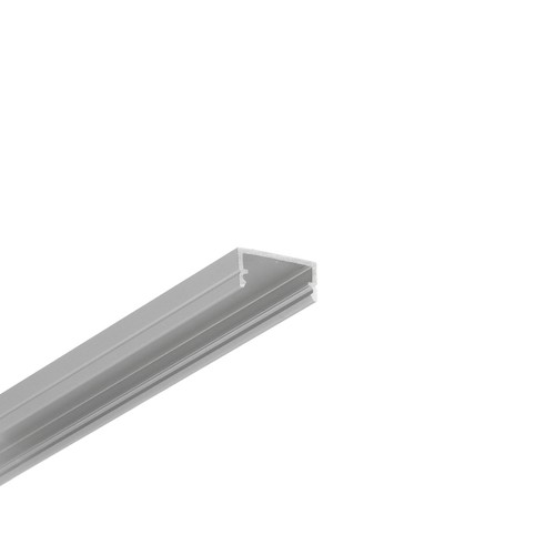 2m aluminium profiel BEGTON12 J/S - Geanodiseerd, opbouw, LED profiel