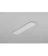 1m aluminium profiel BEGTON12 J/S - Wit gelakt, opbouw, LED profiel