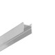 2m aluminiumprofiel COZY12 C/U1 - Onbewerkt aluminium, opbouw, LED profiel