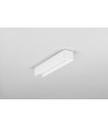 2m aluminium profiel COZY12 C/U1 - Wit gelakt, opbouw, LED profiel