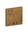 60x60 LED Paneel, 36W - Hoogte: 33mm, 120 lm/W, flicker free, witte rand
